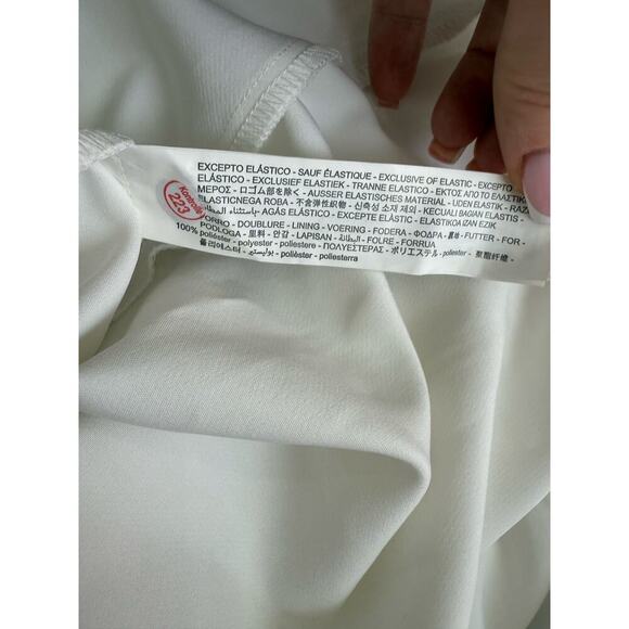 ZARA White Cutout Midi Dress - Size XS -New with Tags - Picture 5 of 6